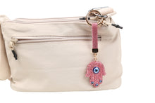 Load image into Gallery viewer, HAMSA HAND KEYCHAIN/BAG CHARM
