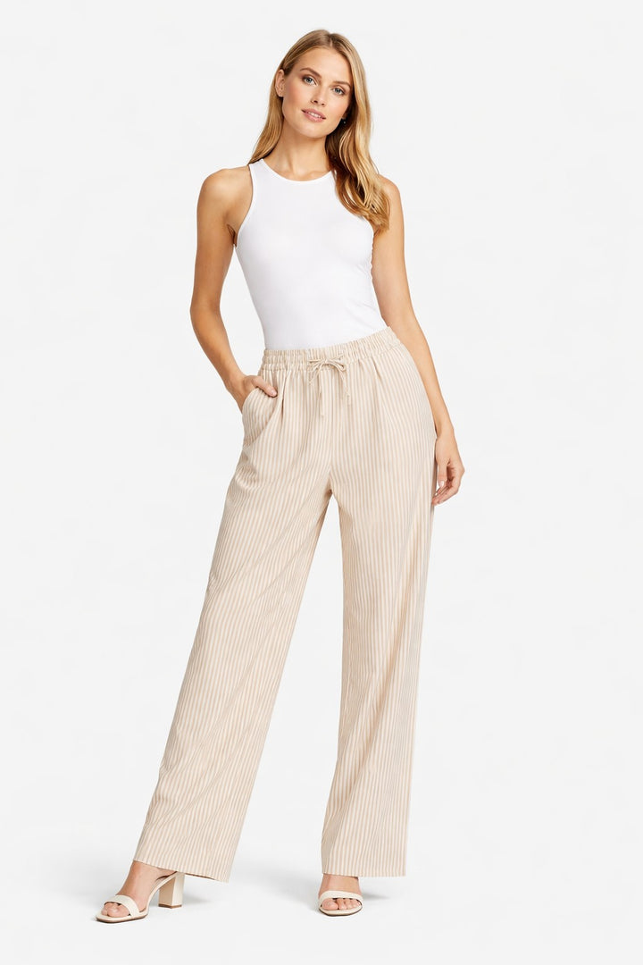 STRIPED PATTERN PANTS