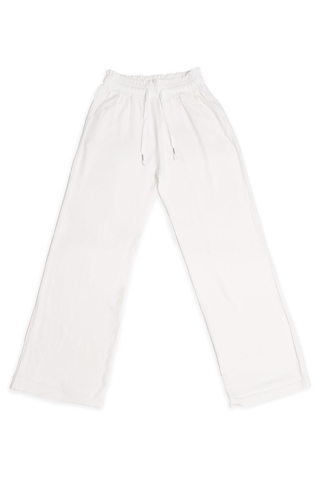 SOLID COLOR LINEN PANTS