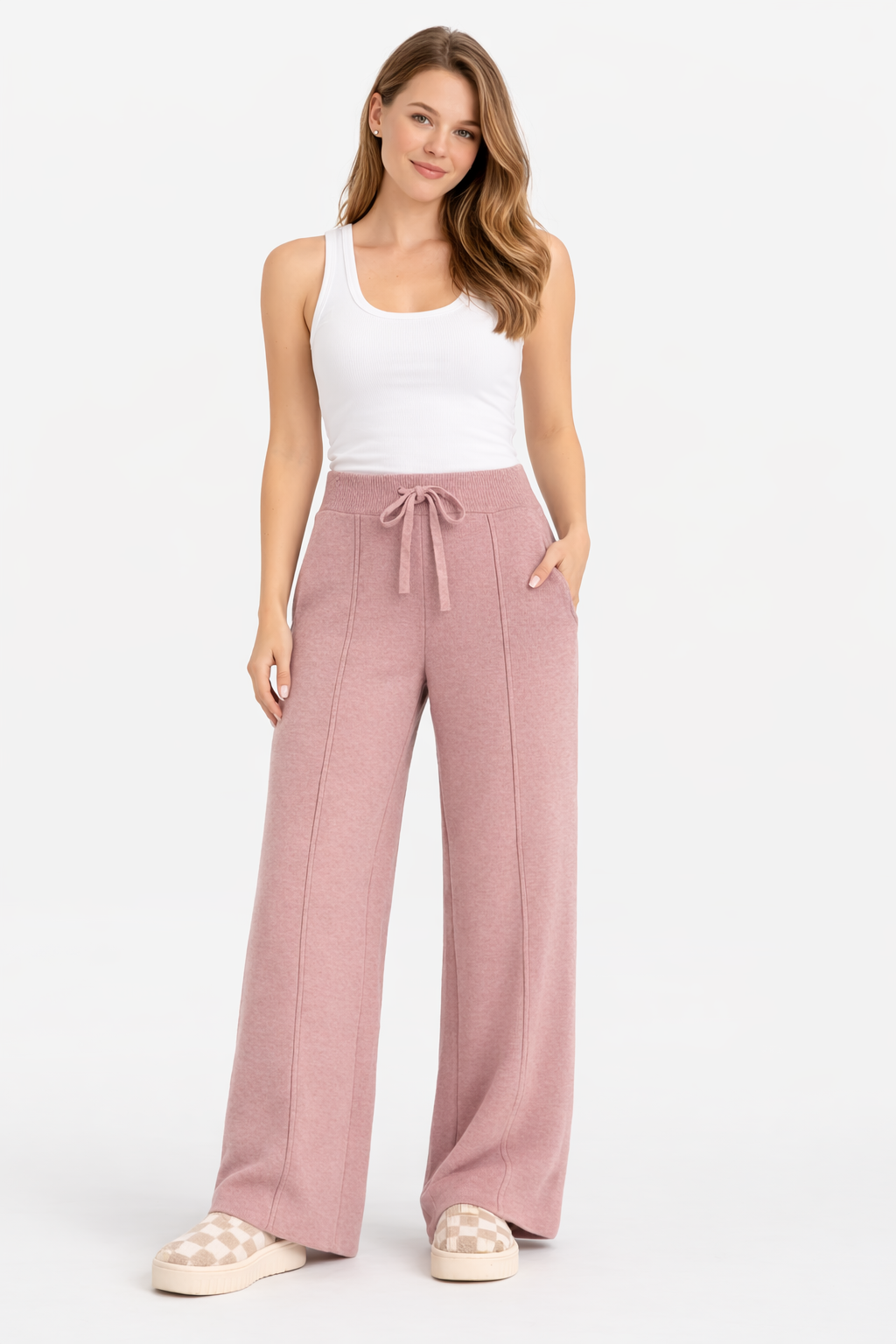 SOLID COLOR PANTS