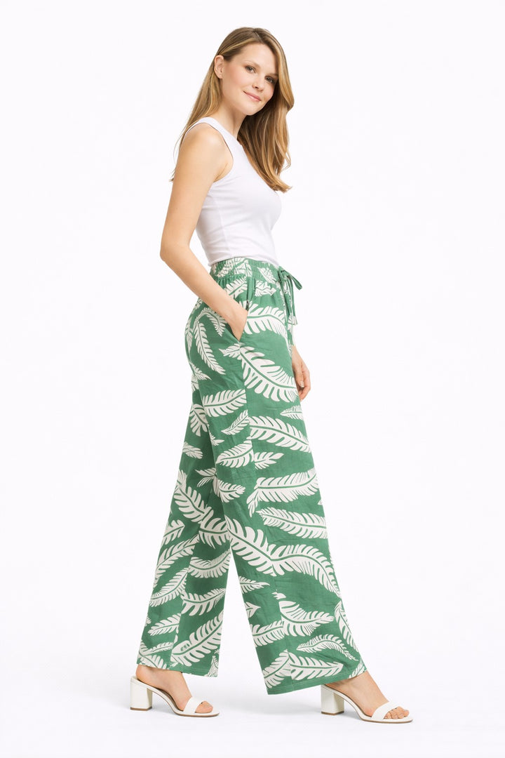 LEAF PATTERN PANTS