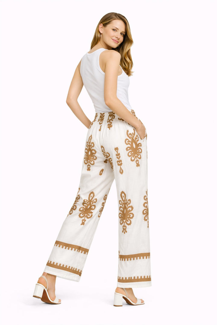 BOHO FLORAL PATTERN PANTS