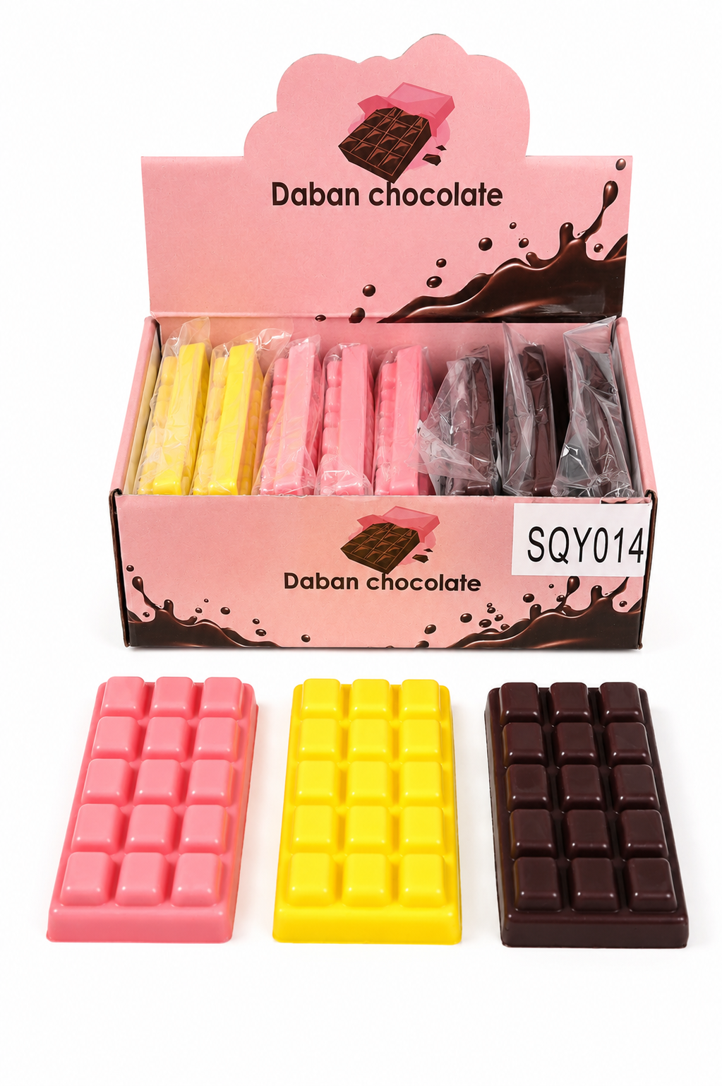 Chocolate Stress Relief Squishy Toy - 12 pc pack