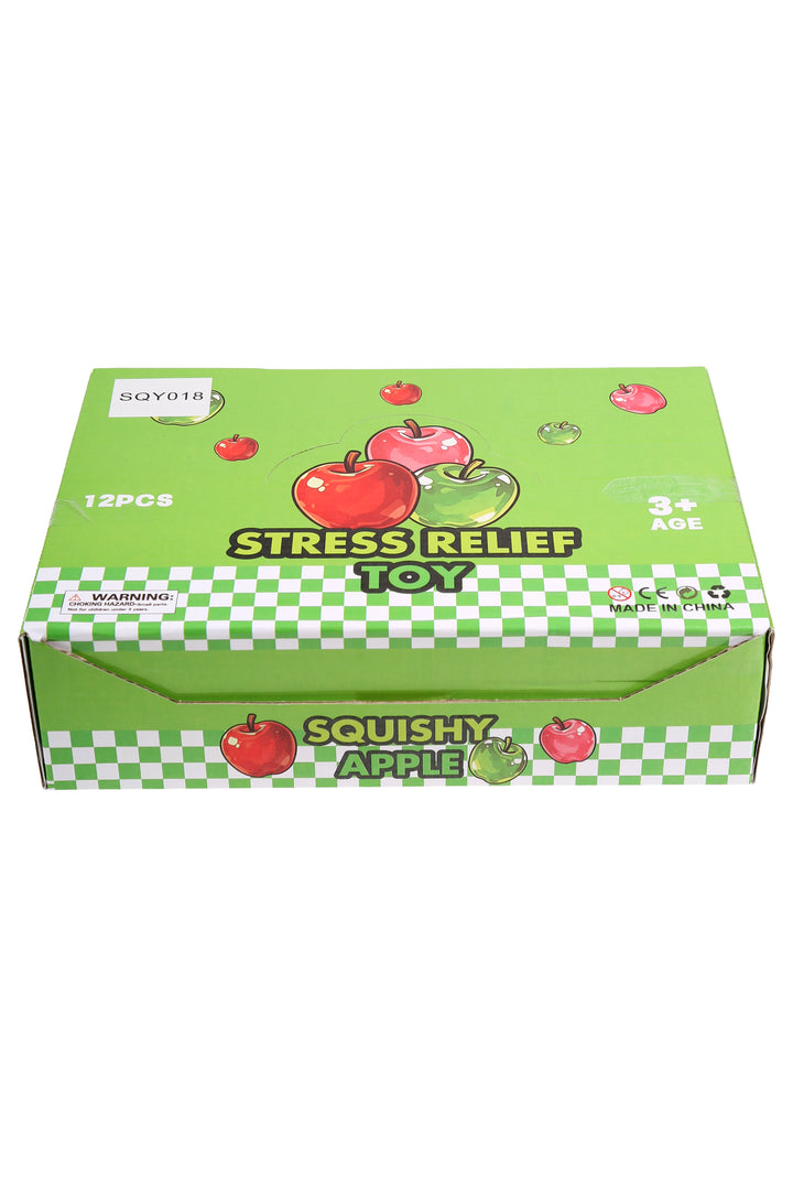 Apple Stress Relief Squishy Toy - 12 pc pack