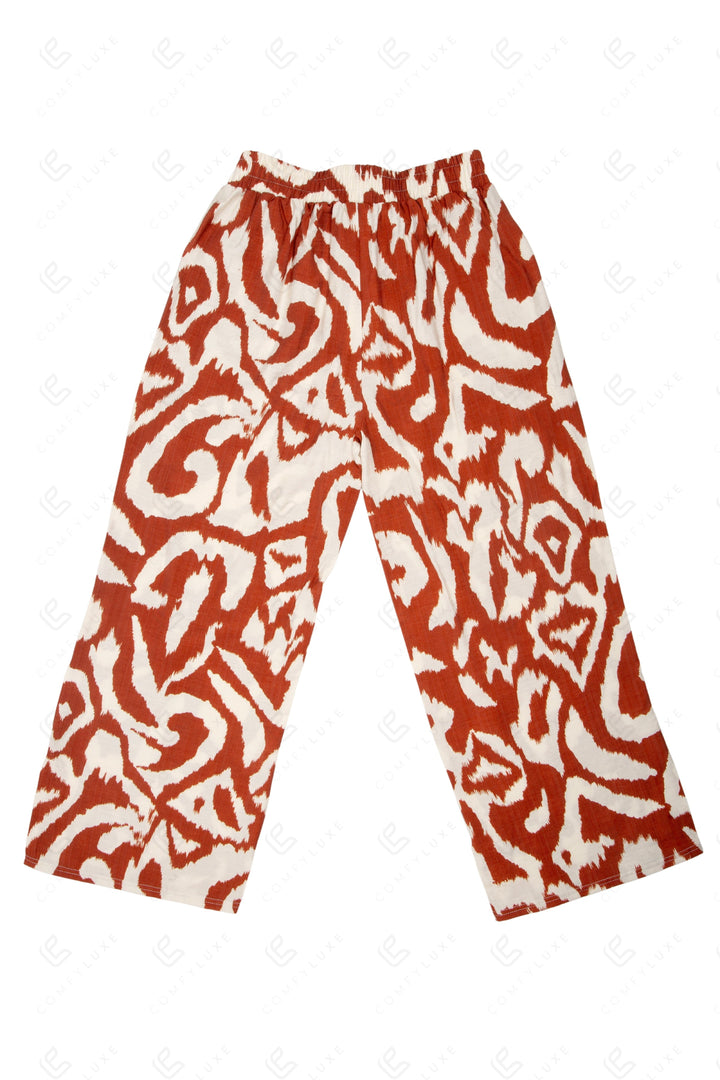 ABSTRACT PATTERN PANTS APPAREL