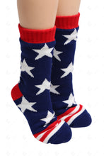 Load image into Gallery viewer, AMERICAN FLAG PATTERN SLIPPER SOCKS SOCKS
