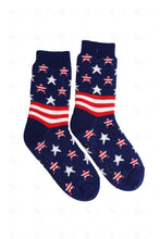 Load image into Gallery viewer, AMERICAN FLAG PATTERN SLIPPER SOCKS SOCKS
