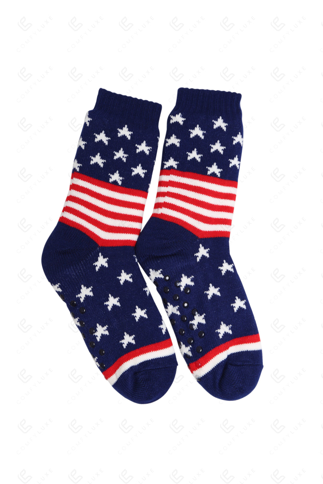 AMERICAN FLAG PATTERN SLIPPER SOCKS SOCKS