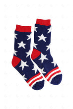 Load image into Gallery viewer, AMERICAN FLAG PATTERN SLIPPER SOCKS SOCKS
