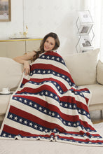 Load image into Gallery viewer, Jcl4333 Red/Navy Throw Blankets
