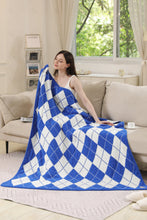 Load image into Gallery viewer, Jcl6036 Blue Throw Blankets

