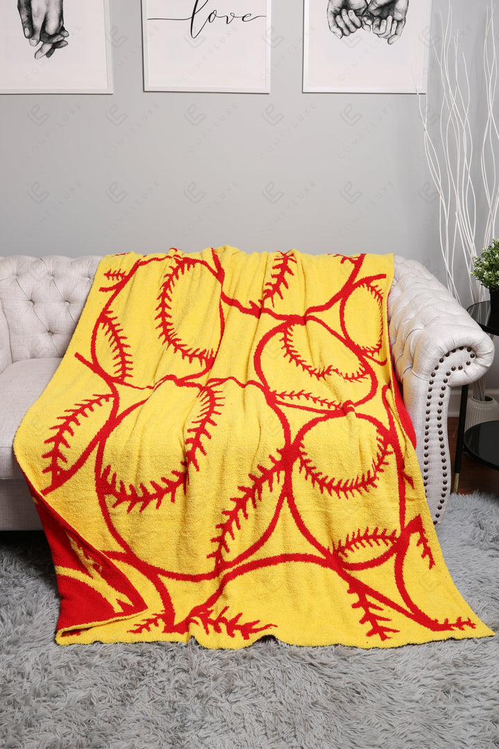 Jcl4320 Softball Throw Blankets