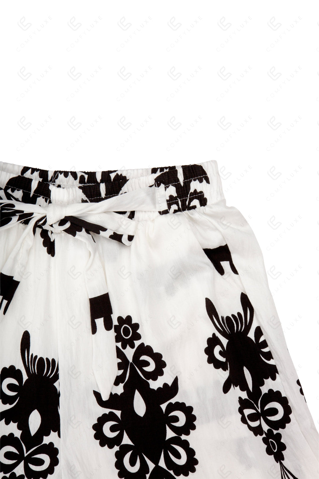 BOHO FLORAL PATTERN PANTS APPAREL