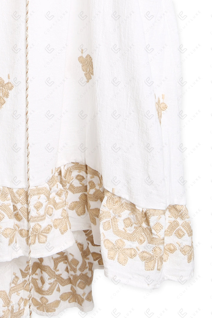JP6005 WHITE/BEIGE APPAREL
