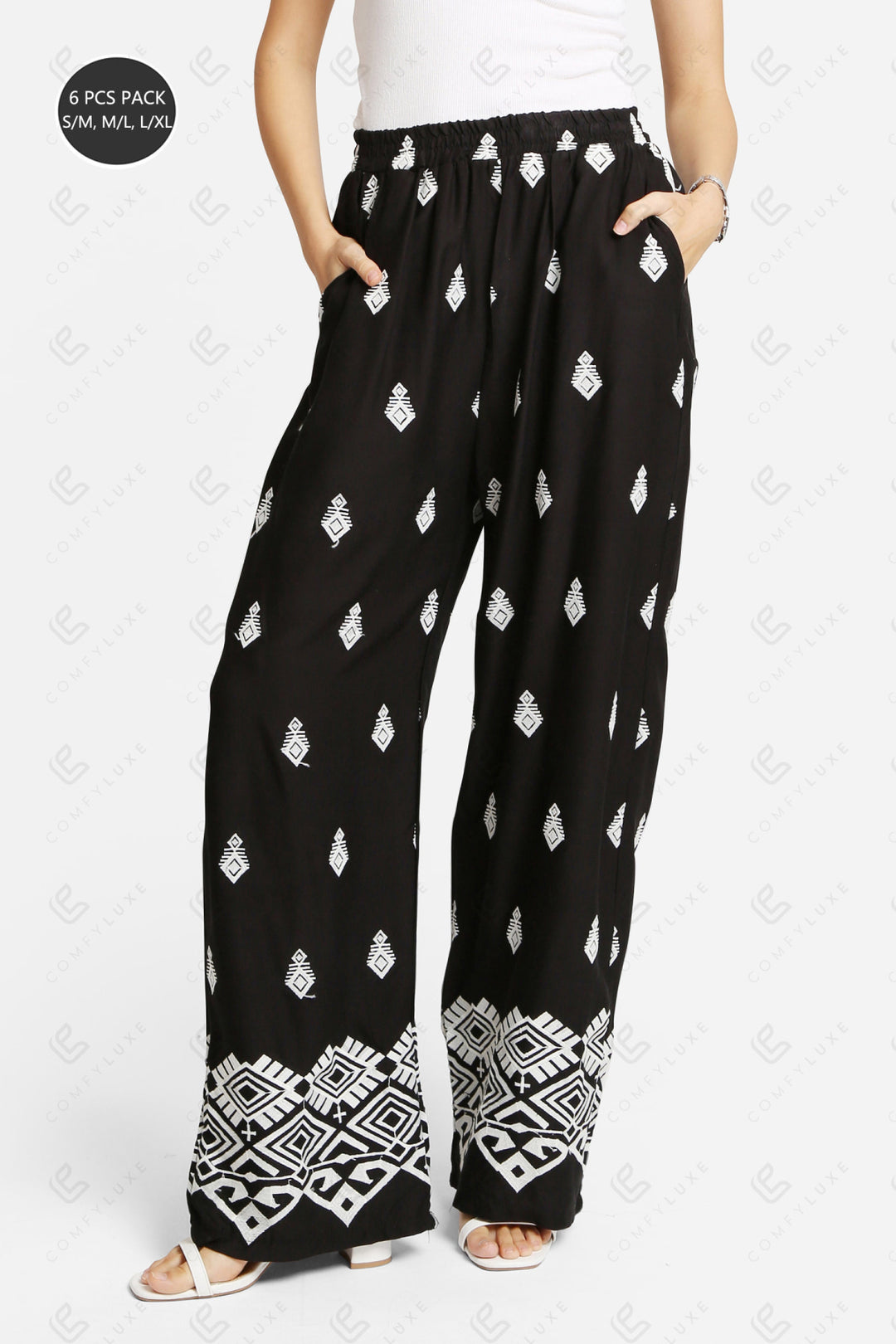 EMBROIDERED PANTS APPAREL