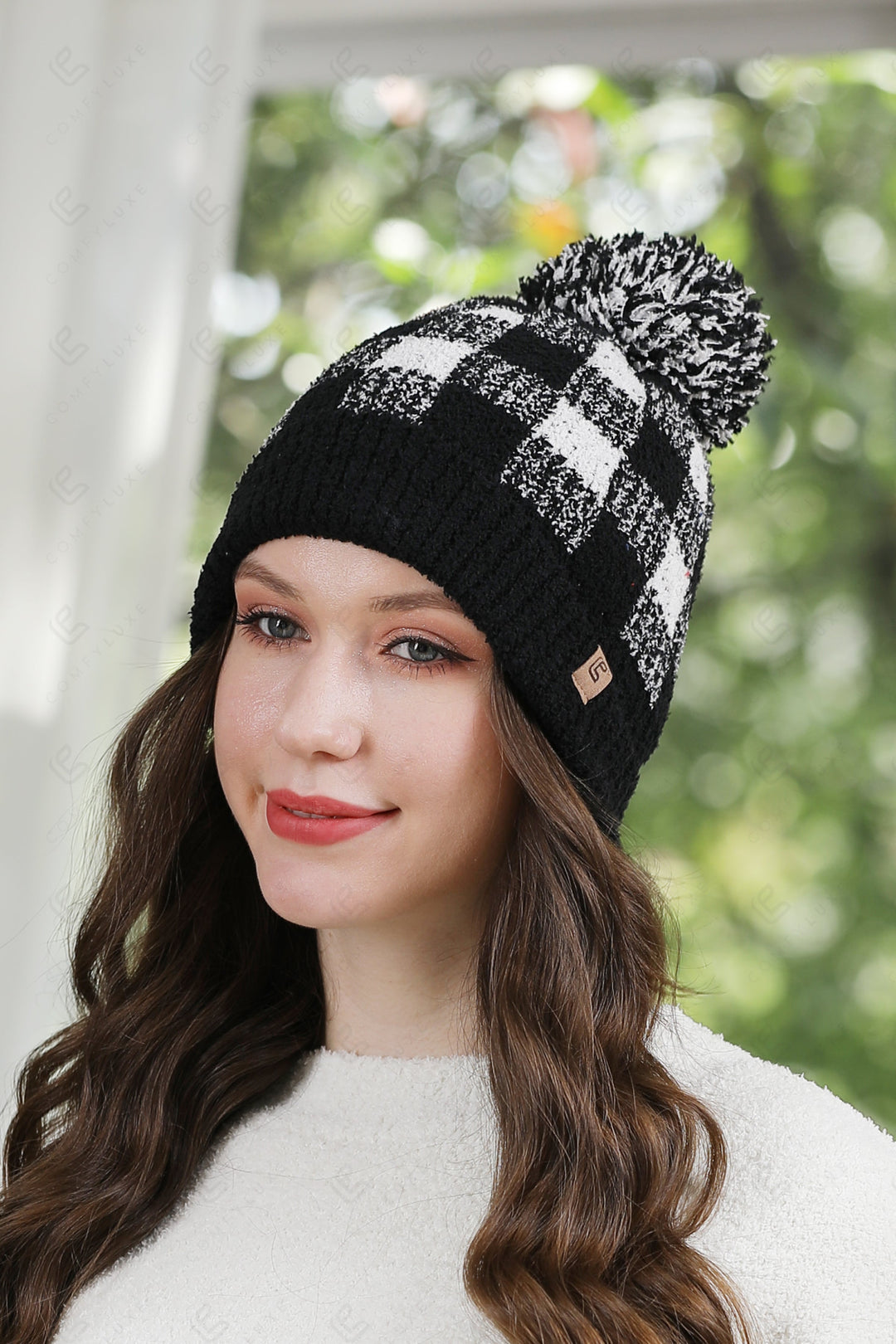 Jh277 Black/White Headwear