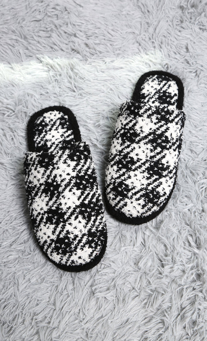 Jcl2128 Black/White / M/L Slippers/Slides