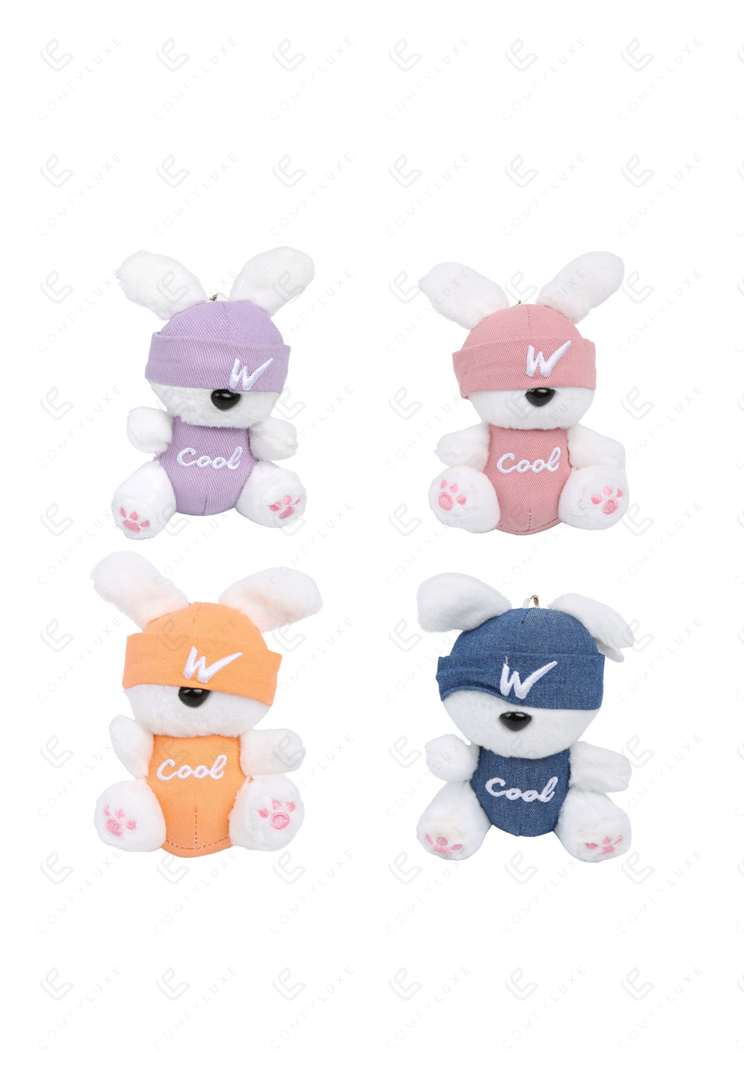 BUNNY KEYCHAIN/BAG CHARM KEYCHAINS