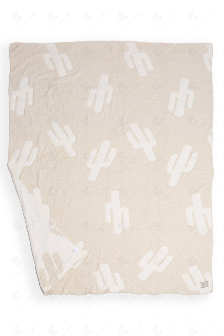 Jcl6023 Beige Throw Blankets