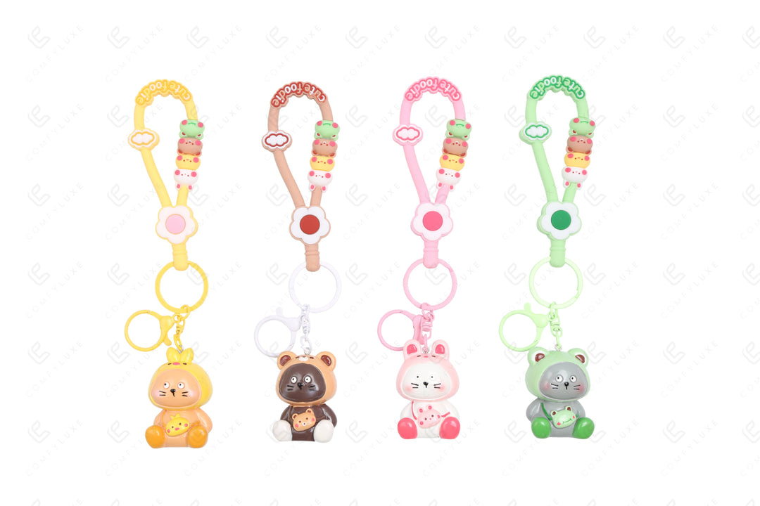 CAT KEYCHAIN/BAG CHARM KEYCHAINS