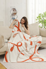 Load image into Gallery viewer, Jcl6019 Ivory Throw Blankets
