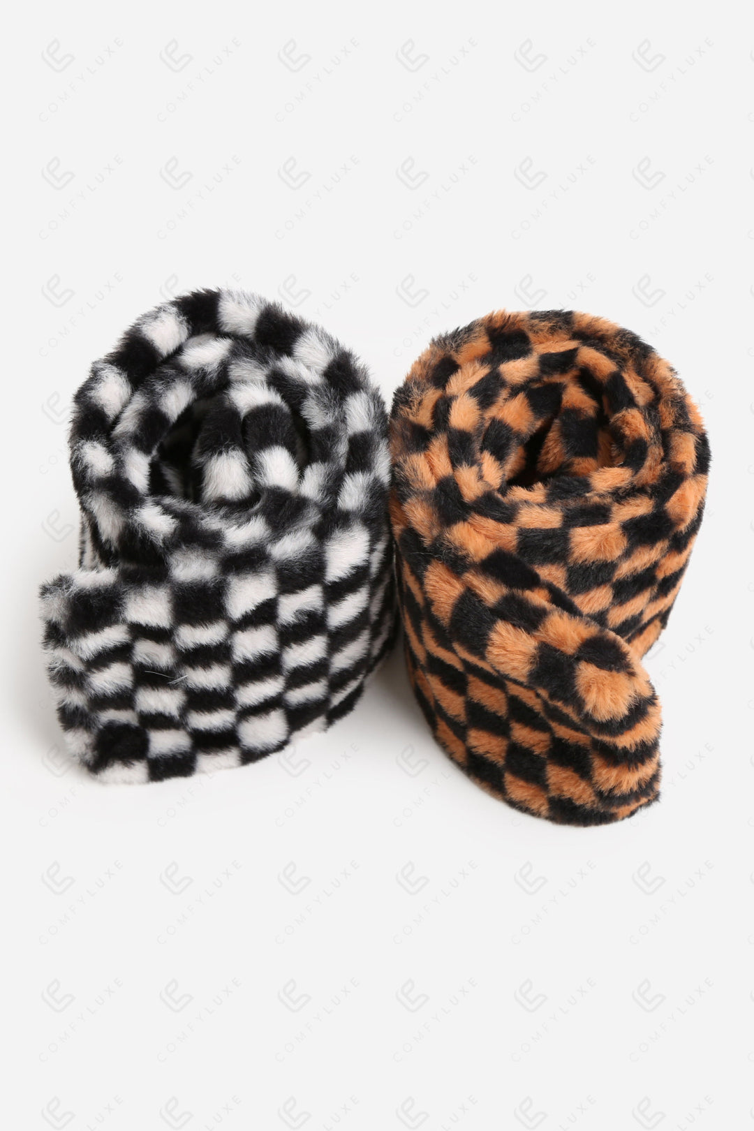 CHECKERED PATTERN SCARF SCARVES