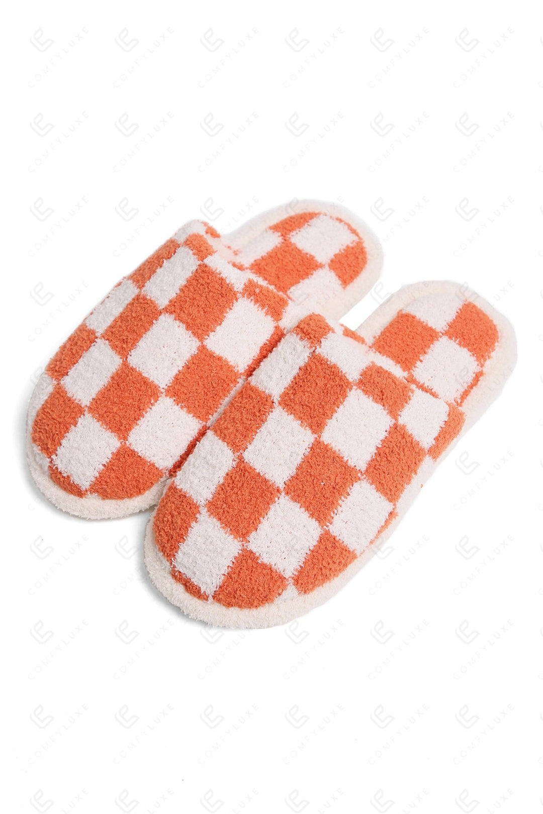 CHECKERED PATTERN SLIPPERS SLIPPERS/SLIDES