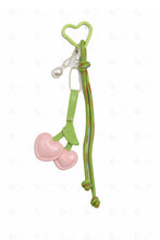 Load image into Gallery viewer, CHERRY KEYCHAIN/BAG CHARM PINK KEYCHAINS
