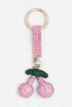 Load image into Gallery viewer, CHERRY KEYCHAIN/BAG CHARM PINK KEYCHAINS
