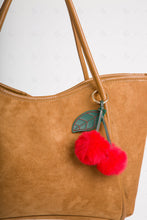 Load image into Gallery viewer, CHERRY KEYCHAIN/BAG CHARM RED KEYCHAINS
