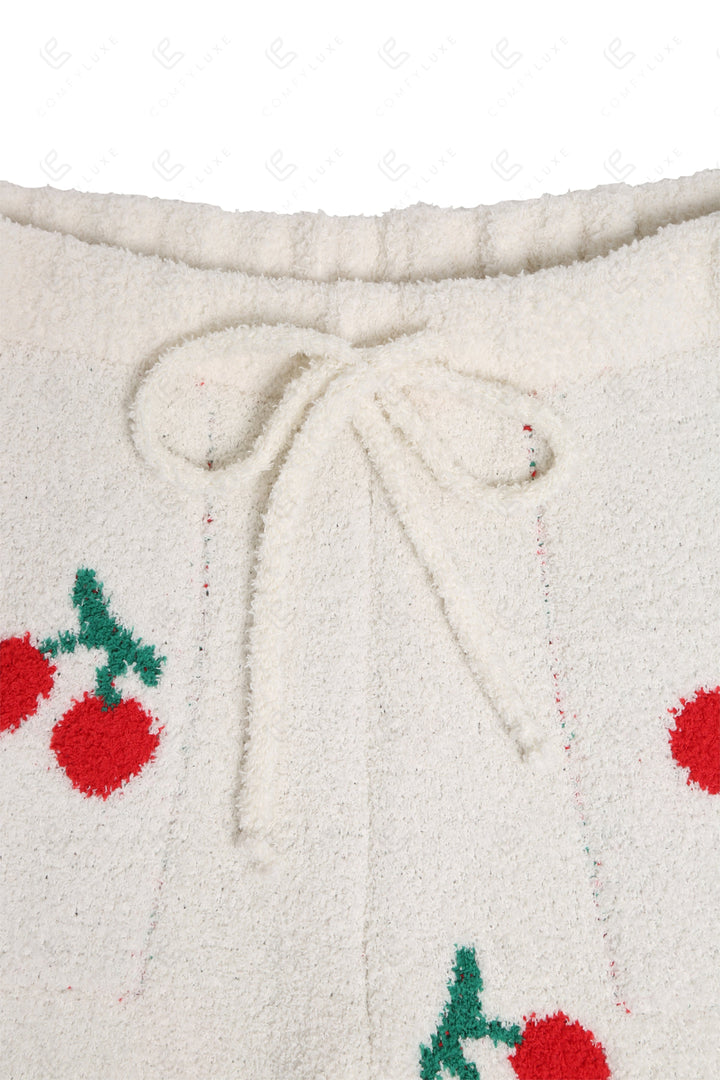 CHERRY PATTERN SHORTS APPAREL