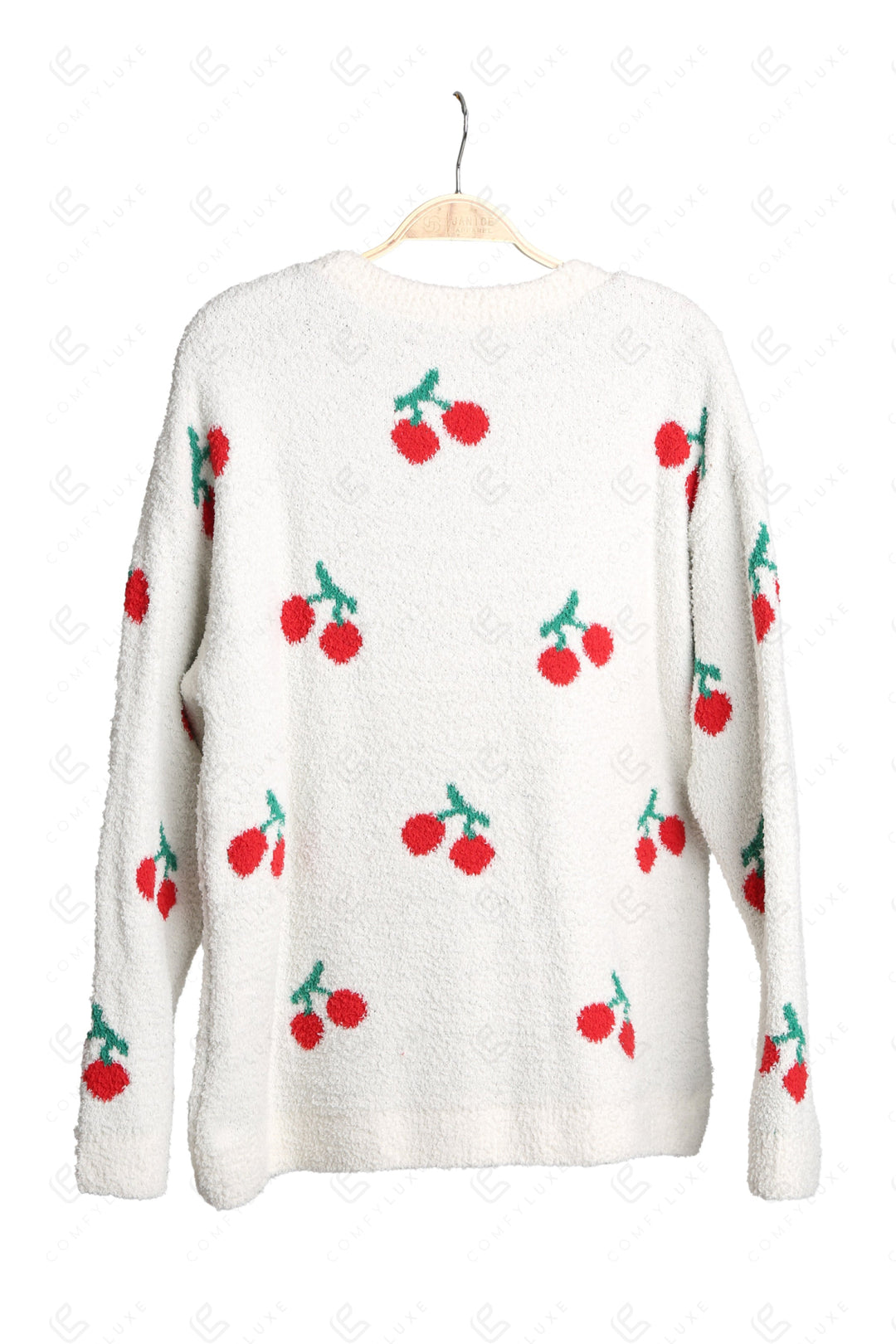 CHERRY PATTERN SWEATER CHERRY APPAREL