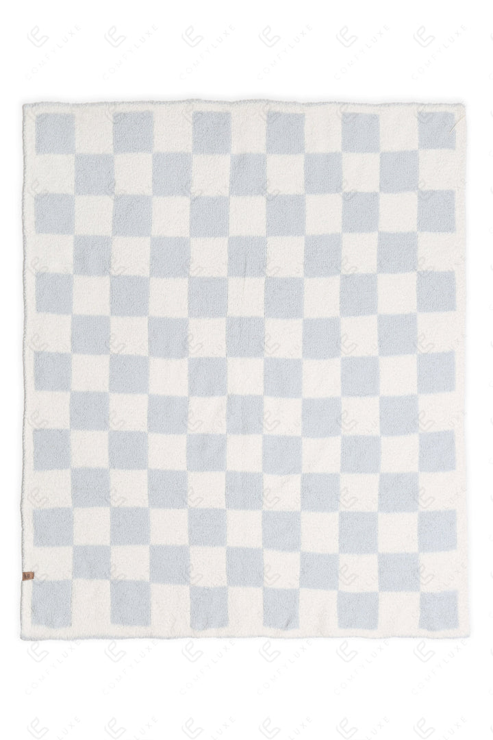 CHILDREN’S CHECKERED PATTERN THROW BLANKET THROW BLANKETS