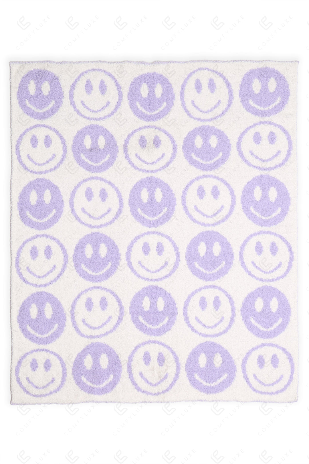 CHILDREN’S MINI HAPPY FACE PATTERN THROW BLANKET THROW BLANKETS