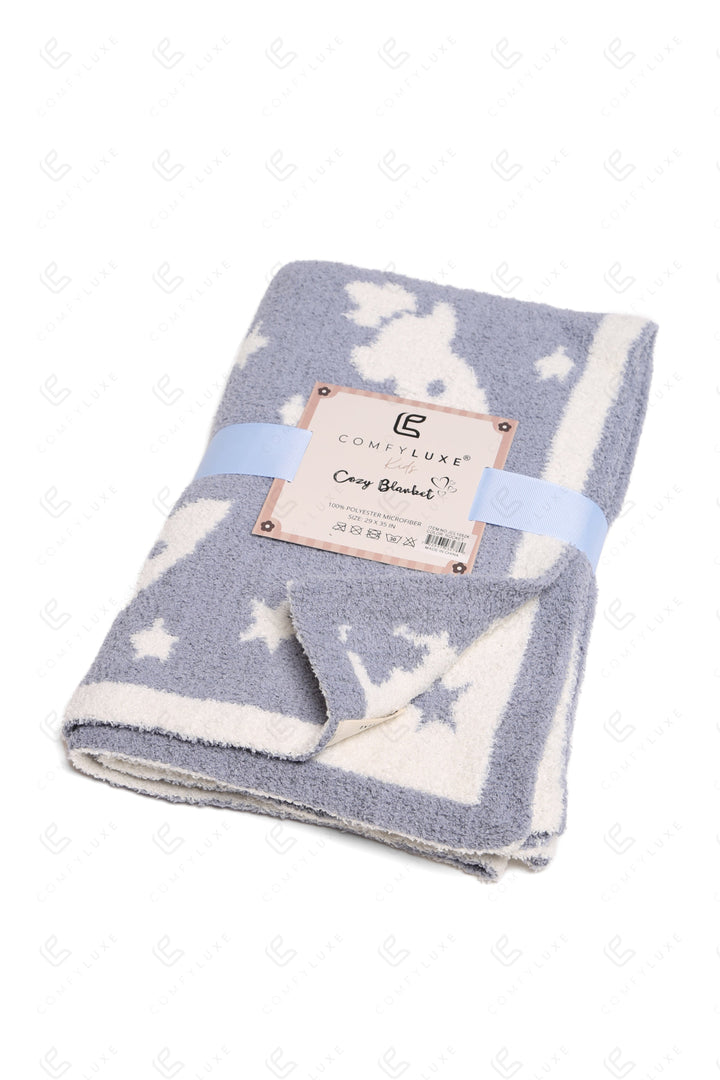 CHILDREN’S PATTERNED THROW BLANKET THROW BLANKETS