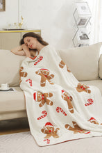 Load image into Gallery viewer, Jcl6016 Gingerbread Throw Blankets
