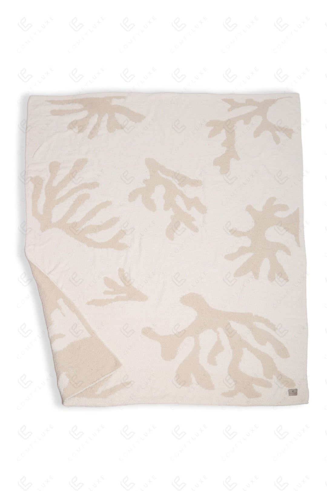 Jcl2033 Beige Throw Blankets