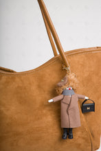 Load image into Gallery viewer, DOLL IN COAT KEYCHAIN/BAG CHARM KEYCHAINS
