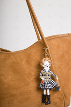 Load image into Gallery viewer, DOLL IN DRESS KEYCHAIN/BAG CHARM BLACK/WHITE KEYCHAINS
