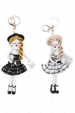 Load image into Gallery viewer, DOLL IN DRESS KEYCHAIN/BAG CHARM KEYCHAINS
