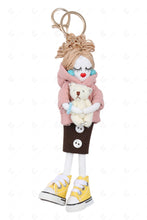 Load image into Gallery viewer, DOLL IN SKIRT KEYCHAIN/BAG CHARM PINK KEYCHAINS
