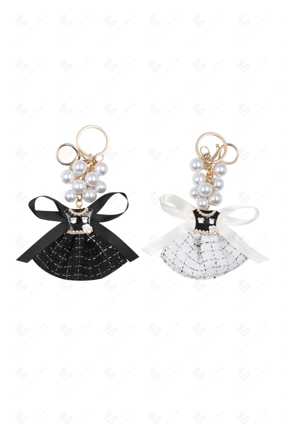 DRESS KEYCHAIN/BAG CHARM KEYCHAINS