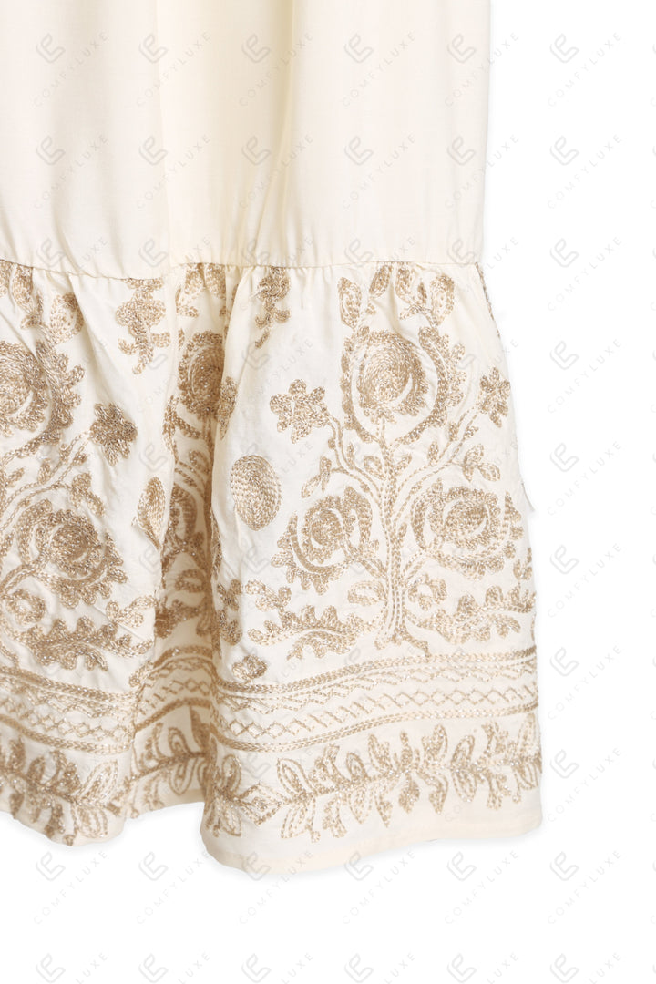 FLORAL PATTERN COVER-UP DRESS APPAREL