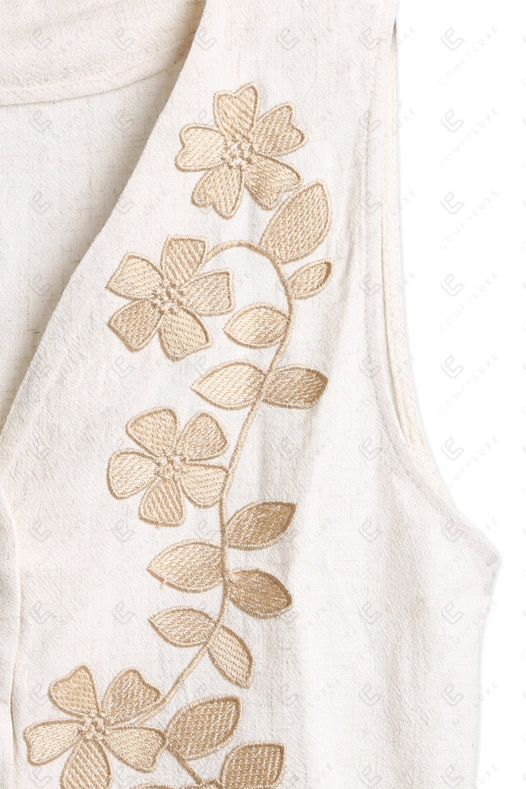 FLORAL PATTERN VEST APPAREL