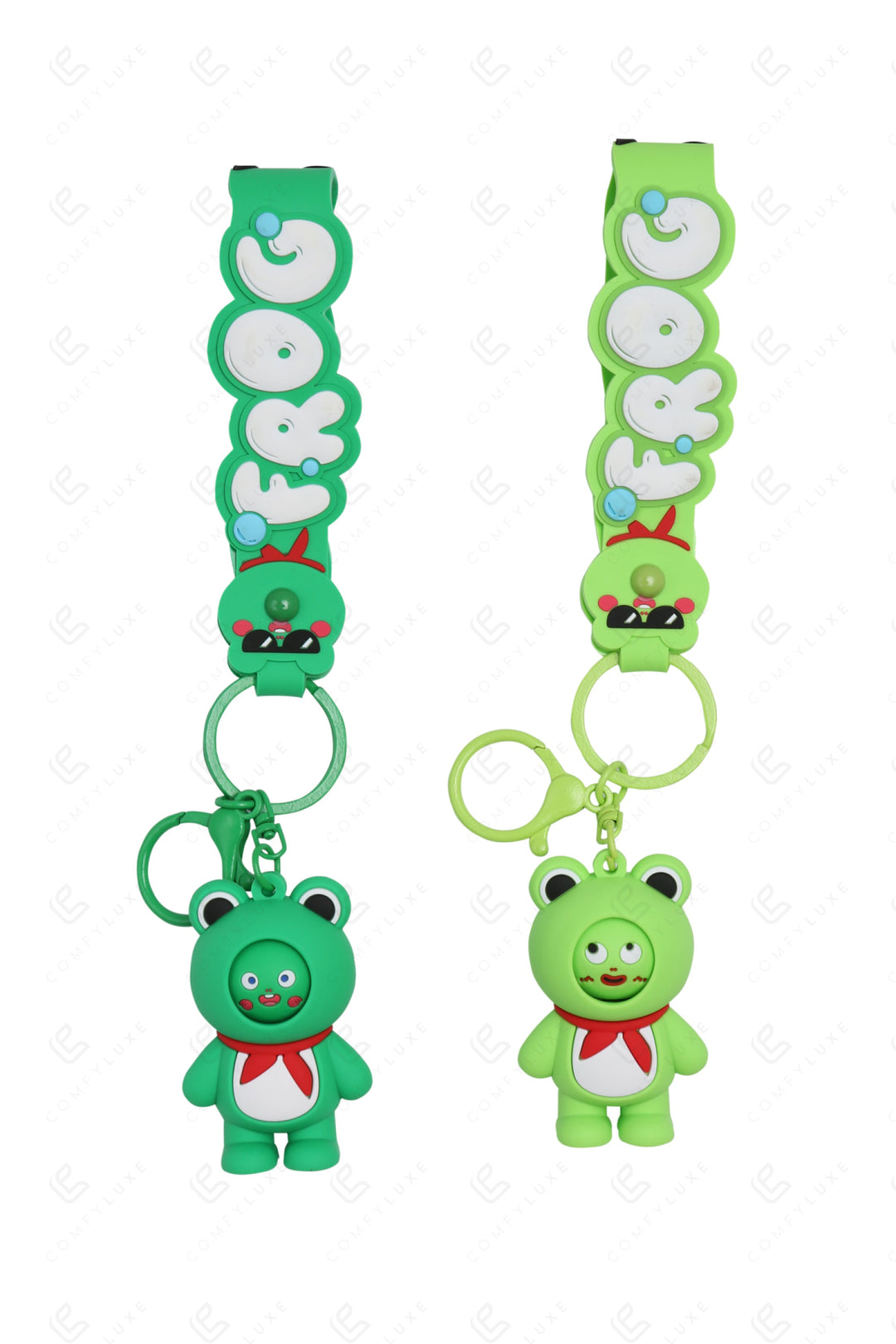 FROG KEYCHAIN/BAG CHARM KEYCHAINS