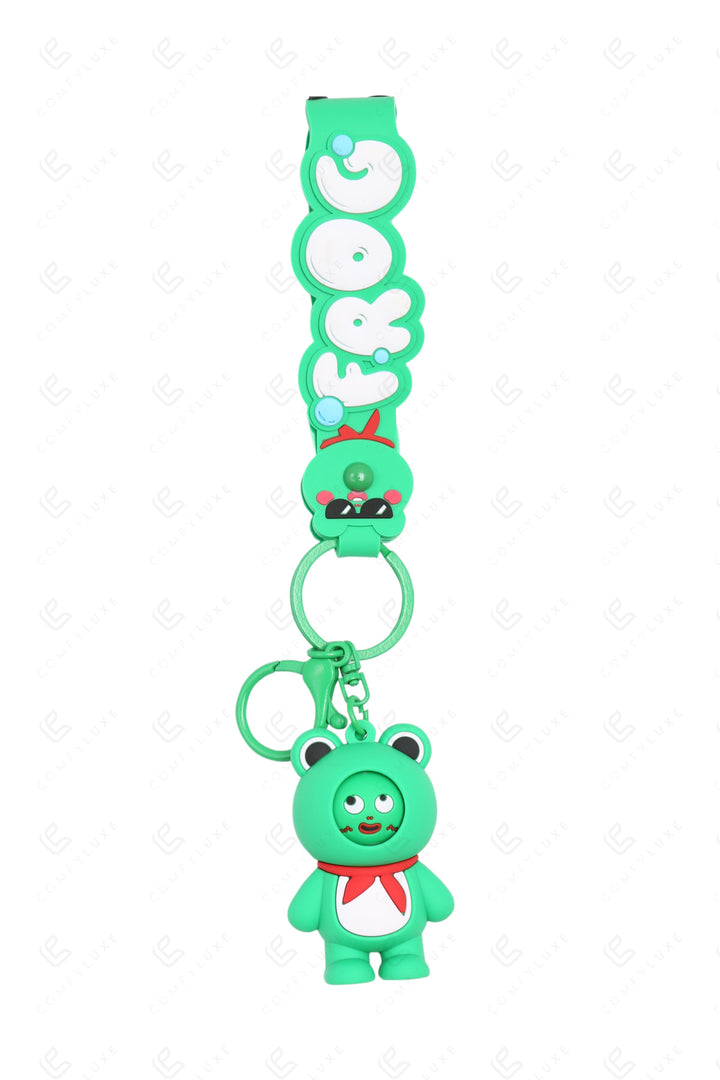 FROG KEYCHAIN/BAG CHARM KEYCHAINS