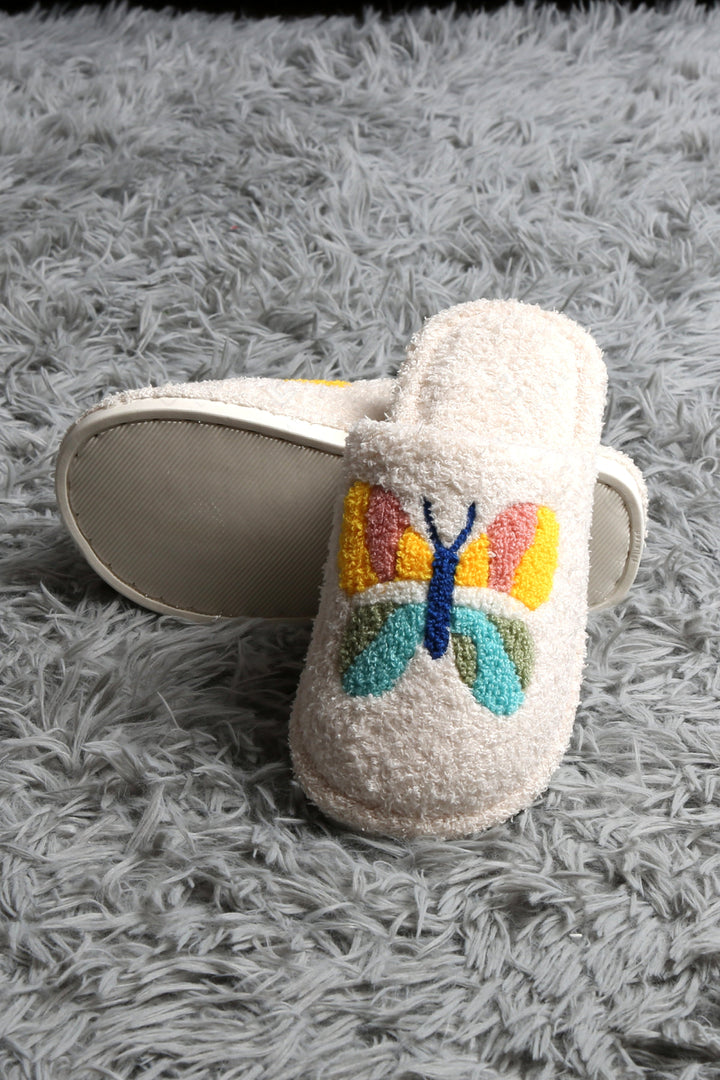 FROG PATTERN SLIPPERS SLIPPERS/SLIDES