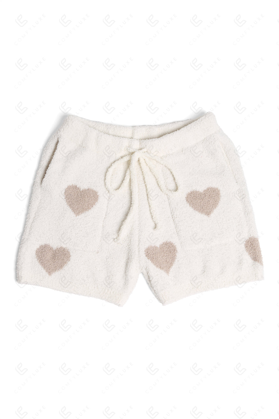 HEART PATTERN SHORTS BEIGE / M/L APPAREL