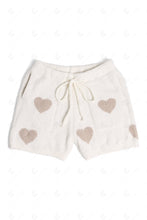 Load image into Gallery viewer, HEART PATTERN SHORTS BEIGE / M/L APPAREL

