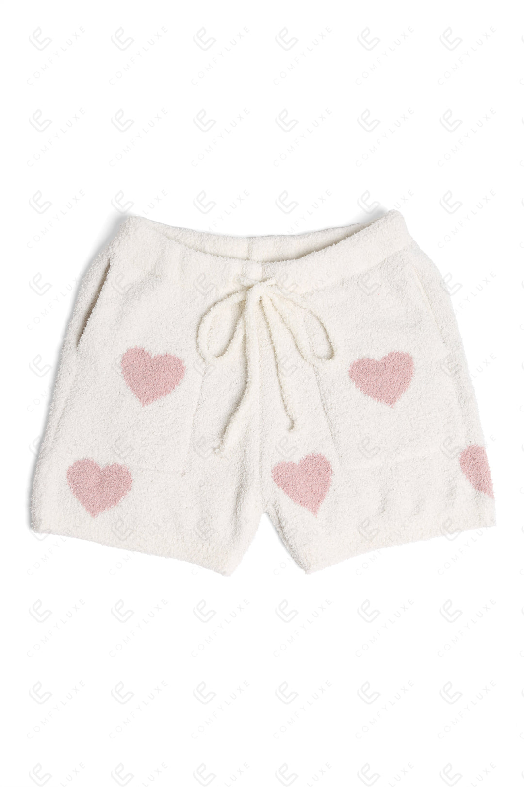 HEART PATTERN SHORTS PINK / M/L APPAREL